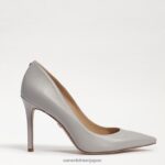 jp Sam Edelman 女性 ヘーゼル色のポインテッドトゥヒール ペブルグレーレザー 4NFV0P151 履物 - Image 2