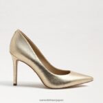 jp Sam Edelman 女性 ヘーゼル色のポインテッドトゥヒール 金箔革 4NFV0P152 履物 - Image 2