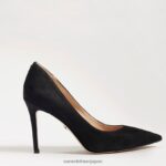 jp Sam Edelman 女性 ヘーゼル色のポインテッドトゥヒール 黒いスエード 4NFV0P162 履物 - Image 2