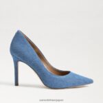 jp Sam Edelman 女性 ヘーゼル色のポインテッドトゥヒール ウォッシュドインディゴ 4NFV0P141 履物 - Image 2