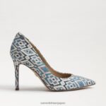 jp Sam Edelman 女性 ヘーゼル色のポインテッドトゥヒール ブルーマルチ 4NFV0P143 履物 - Image 2