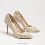 jp Sam Edelman 女性 ヘーゼル色のポインテッドトゥヒール 象牙 4NFV0P139 履物