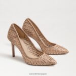 jp Sam Edelman 女性 ヘーゼル色のポインテッドトゥヒール 暖かい日焼け 4NFV0P140 履物