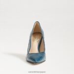 jp Sam Edelman 女性 ヘーゼル色のポインテッドトゥヒール 野生のインディゴ 4NFV0P149 履物 - Image 3