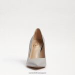 jp Sam Edelman 女性 ヘーゼル色のポインテッドトゥヒール ペブルグレーレザー 4NFV0P151 履物 - Image 3
