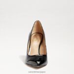 jp Sam Edelman 女性 ヘーゼル色のポインテッドトゥヒール ブラックパテント 4NFV0P159 履物 - Image 3