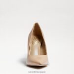 jp Sam Edelman 女性 ヘーゼル色のポインテッドトゥヒール ベージュ ブラッシュ パテント 4NFV0P160 履物 - Image 3
