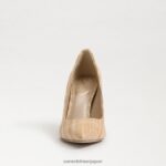 jp Sam Edelman 女性 ヘーゼル色のポインテッドトゥヒール 天然マルチラフィア 4NFV0P142 履物 - Image 3