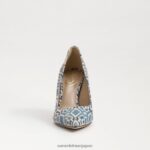 jp Sam Edelman 女性 ヘーゼル色のポインテッドトゥヒール ブルーマルチ 4NFV0P143 履物 - Image 3