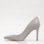 jp Sam Edelman 女性 ヘーゼル色のポインテッドトゥヒール ペブルグレーレザー 4NFV0P151 履物 - Image 4
