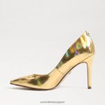 jp Sam Edelman 女性 ヘーゼル色のポインテッドトゥヒール ベガスゴールド 4NFV0P154 履物 - Image 4