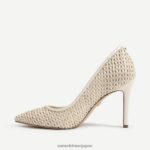 jp Sam Edelman 女性 ヘーゼル色のポインテッドトゥヒール 象牙 4NFV0P139 履物 - Image 4