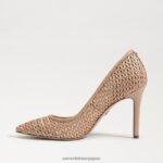 jp Sam Edelman 女性 ヘーゼル色のポインテッドトゥヒール 暖かい日焼け 4NFV0P140 履物 - Image 4