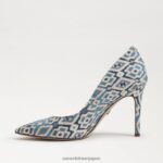 jp Sam Edelman 女性 ヘーゼル色のポインテッドトゥヒール ブルーマルチ 4NFV0P143 履物 - Image 4