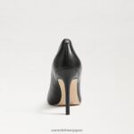 jp Sam Edelman 女性 ヘーゼル色のポインテッドトゥヒール 黒い革 4NFV0P146 履物 - Image 5