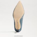 jp Sam Edelman 女性 ヘーゼル色のポインテッドトゥヒール 野生のインディゴ 4NFV0P149 履物 - Image 5