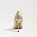 jp Sam Edelman 女性 ヘーゼル色のポインテッドトゥヒール 金箔革 4NFV0P152 履物 - Image 5
