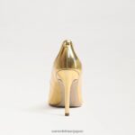 jp Sam Edelman 女性 ヘーゼル色のポインテッドトゥヒール ベガスゴールド 4NFV0P154 履物 - Image 5