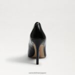 jp Sam Edelman 女性 ヘーゼル色のポインテッドトゥヒール ブラックパテント 4NFV0P159 履物 - Image 5