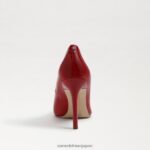 jp Sam Edelman 女性 ヘーゼル色のポインテッドトゥヒール ルビーレッドのパテントレザー 4NFV0P161 履物 - Image 5