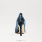 jp Sam Edelman 女性 ヘーゼル色のポインテッドトゥヒール ディープサファイアベルベット 4NFV0P170 履物 - Image 5