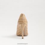 jp Sam Edelman 女性 ヘーゼル色のポインテッドトゥヒール 天然マルチラフィア 4NFV0P142 履物 - Image 5