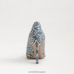 jp Sam Edelman 女性 ヘーゼル色のポインテッドトゥヒール ブルーマルチ 4NFV0P143 履物 - Image 5