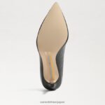 jp Sam Edelman 女性 ヘーゼル色のポインテッドトゥヒール 黒い革 4NFV0P146 履物 - Image 6