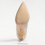 jp Sam Edelman 女性 ヘーゼル色のポインテッドトゥヒール ライトゴールドメッシュ 4NFV0P136 履物 - Image 6