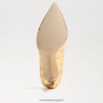 jp Sam Edelman 女性 ヘーゼル色のポインテッドトゥヒール ベガスゴールド 4NFV0P154 履物 - Image 6