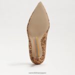 jp Sam Edelman 女性 ヘーゼル色のポインテッドトゥヒール タンマルチ 4NFV0P157 履物 - Image 6