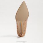 jp Sam Edelman 女性 ヘーゼル色のポインテッドトゥヒール 天然コルク 4NFV0P158 履物 - Image 6