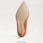 jp Sam Edelman 女性 ヘーゼル色のポインテッドトゥヒール 粉をまぶした粘土 4NFV0P165 履物 - Image 6