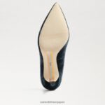 jp Sam Edelman 女性 ヘーゼル色のポインテッドトゥヒール ディープサファイアベルベット 4NFV0P170 履物 - Image 6