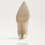 jp Sam Edelman 女性 ヘーゼル色のポインテッドトゥヒール 象牙 4NFV0P139 履物 - Image 6