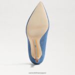 jp Sam Edelman 女性 ヘーゼル色のポインテッドトゥヒール ウォッシュドインディゴ 4NFV0P141 履物 - Image 6
