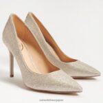 jp Sam Edelman 女性 ヘーゼル色のポインテッドトゥヒール ライトゴールドメッシュ 4NFV0P136 履物 - Image 7