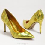 jp Sam Edelman 女性 ヘーゼル色のポインテッドトゥヒール ミモザゴールドメタリック 4NFV0P155 履物 - Image 7