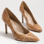 jp Sam Edelman 女性 ヘーゼル色のポインテッドトゥヒール 天然コルク 4NFV0P158 履物 - Image 7