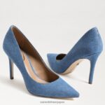 jp Sam Edelman 女性 ヘーゼル色のポインテッドトゥヒール ウォッシュドインディゴ 4NFV0P141 履物 - Image 7