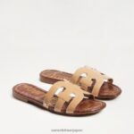 jp Sam Edelman 女性 ベイスライドサンダル アーモンドの特許 4NFV0P20 履物