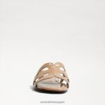 jp Sam Edelman 女性 ベイスライドサンダル アーモンドの特許 4NFV0P378 履物 - Image 3