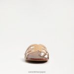 jp Sam Edelman 女性 ベイスライドサンダル アーモンドの特許 4NFV0P20 履物 - Image 3