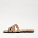 jp Sam Edelman 女性 ベイスライドサンダル アーモンドの特許 4NFV0P378 履物 - Image 4