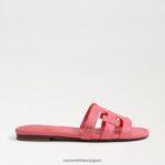 jp Sam Edelman 女性 ベイスライドサンダル カリプソコーラル 4NFV0P11 履物 - Image 2