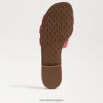 jp Sam Edelman 女性 ベイスライドサンダル カリプソコーラル 4NFV0P11 履物 - Image 6