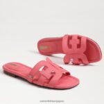 jp Sam Edelman 女性 ベイスライドサンダル カリプソコーラル 4NFV0P11 履物 - Image 7