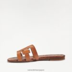 jp Sam Edelman 女性 ベイスライドサンダル サドルレザー 4NFV0P14 履物 - Image 4