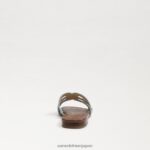 jp Sam Edelman 女性 ベイスライドサンダル シーフォームブルー 4NFV0P6 履物 - Image 5