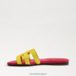 jp Sam Edelman 女性 ベイスライドサンダル ミモザイエロー/ウルトラフューシャ 4NFV0P7 履物 - Image 4